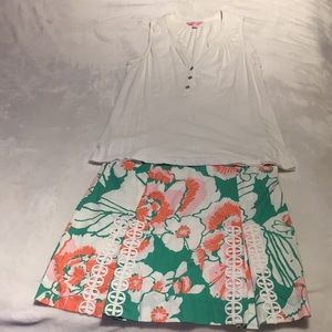 Lilly Pulitzer Top and Skirt S,2